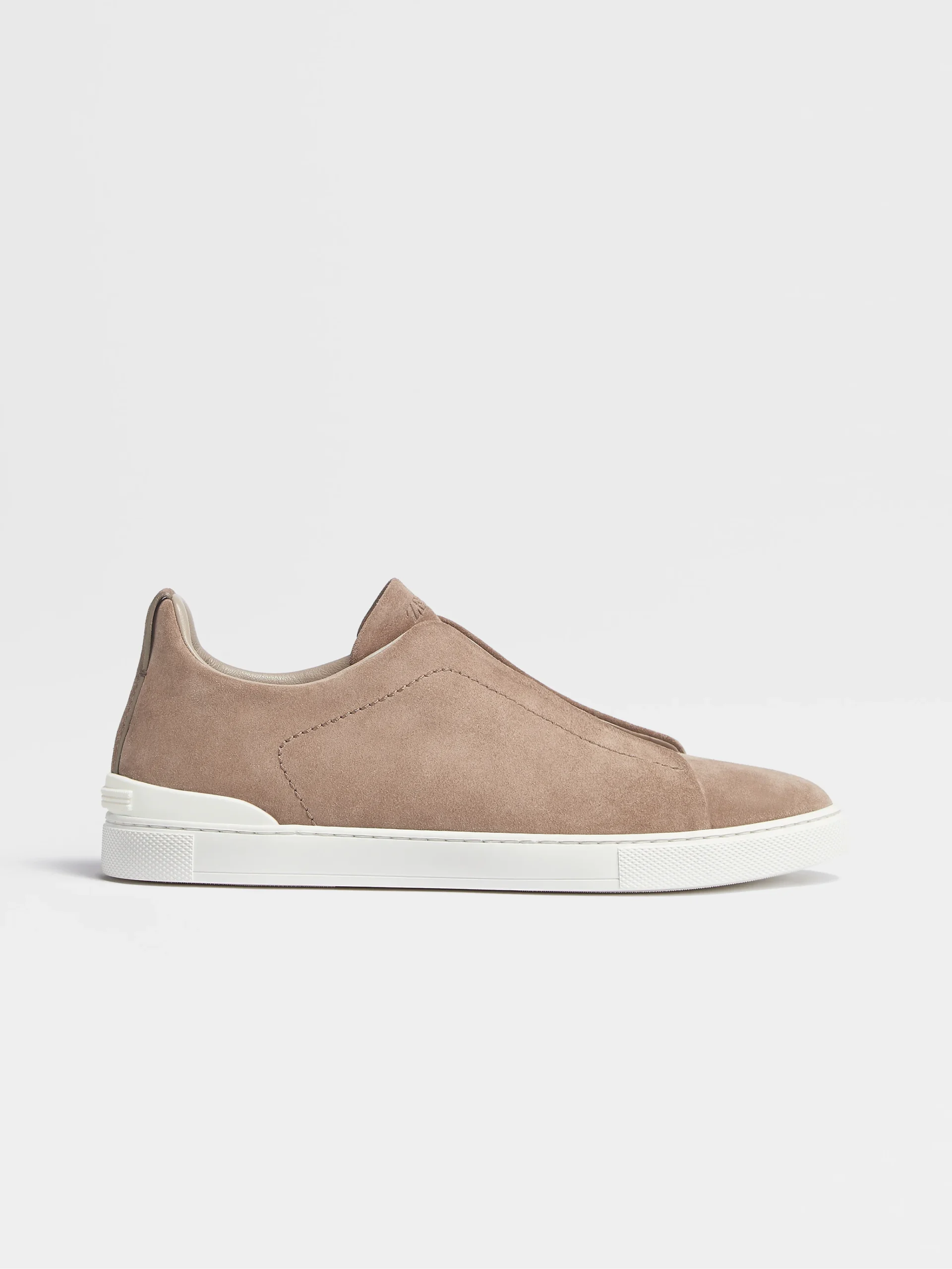 Beige Suede Triple Stitch™ Sneakers - Image 5